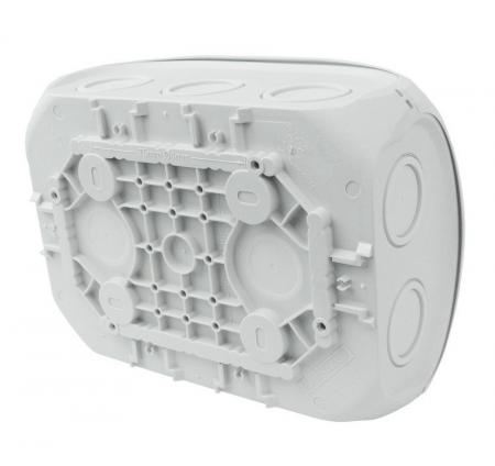 Hensel DK 1000 GZ Abzweigkasten ohne Klemme 180x130x77 mm IP66 grau