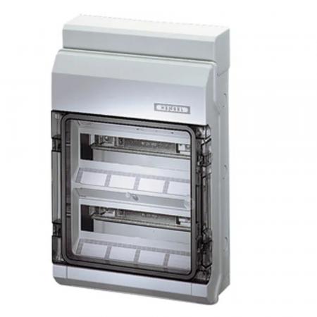 Hensel KV 9224 Z Aufputz-Sicherungskasten 2x12 TE IP65 grau