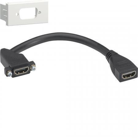 Hager Anschlussset HDMI 45x22.5 vw