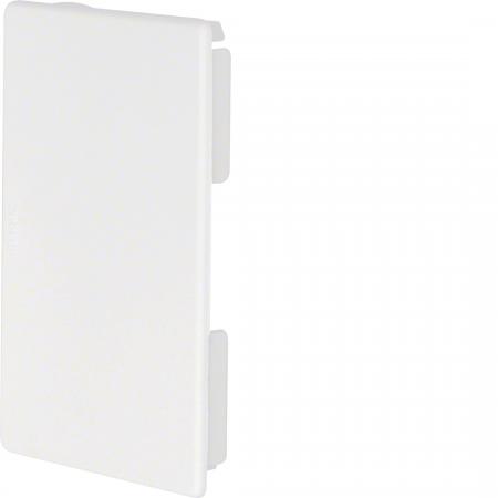 Hager Endstück zu FB 80x130mm verkehrsweiß