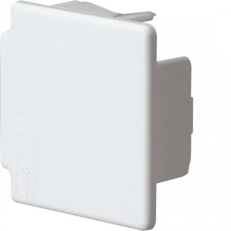 Hager Endstück zu LF 40x40mm verkehrsweiß