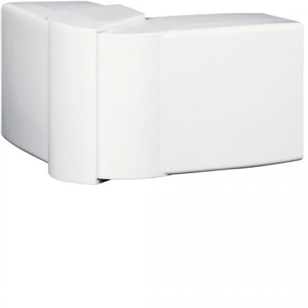 Hager Außeneck, halogenfrei zu LF/LFF/LFH 40x57mm, einstellbar, verkehrsweiß