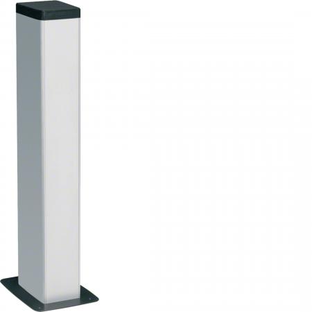 Hager Bodenanschlusssäule 2-seitig frontrastender Einbau Alu DAP L=0,65m verkehr