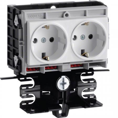 Hager Gerätetr-Techteil 2 STD SL 20x55 vweiß