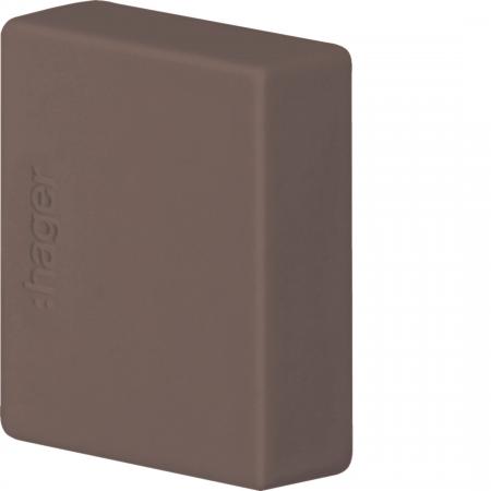Hager Endstück zu LF/LFH 20x20mm braun