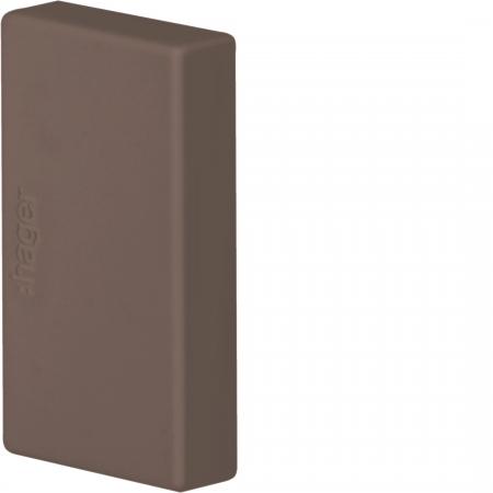 Hager Endstück zu LF/LFF 20x33mm braun