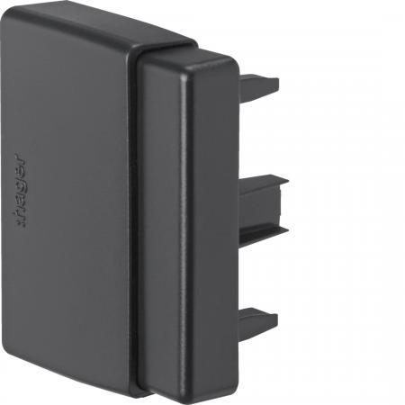 Hager Endstück LF (30,40,60)x60mm gschwarz