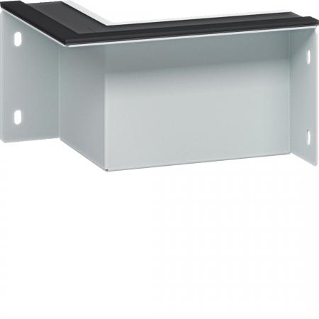 Hager Wandanschlußstück 2-seitig 100x150mm weiß pulverbeschichtet für Brandschut