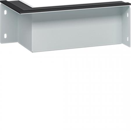 Hager Wandanschlußstück 2-seitig 100x250mm weiß pulverbeschichtet für Brandschut