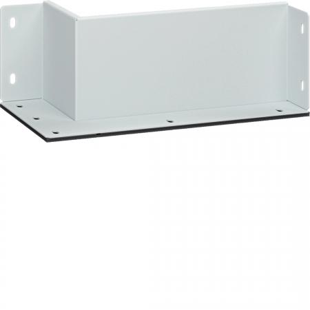 Hager Wandanschlußstück 2-seitig 100x250mm weiß pulverbeschichtet für Brandschut