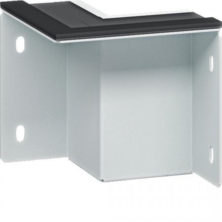 Hager Wandanschlußstück 2-seitig 60x60 mm weiß pulverbeschichtet für Brandschutz