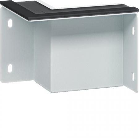 Hager Wandanschlußstück 2-seitig 60x100 mm weiß pulverbeschichtet für Brandschut