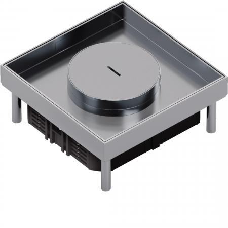 Hager Edelstahlkassette Q06 TM  Belags T=25mm