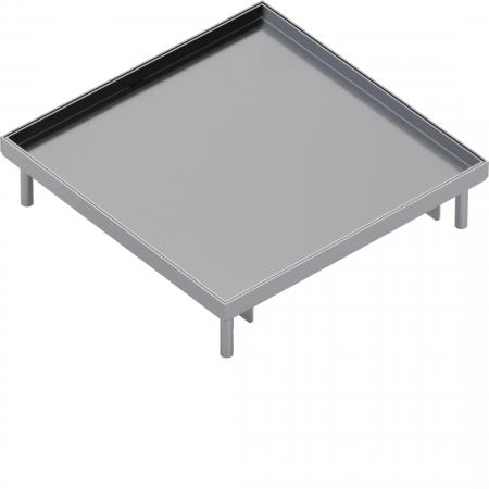 Hager Edelstahlkassette Q16 blind Belag T=15mm