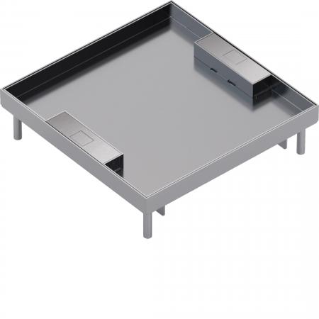 Hager Edelstahlkassette Q16 LE Belags T=25mm