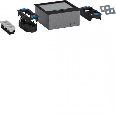 Hager UD-ZuHause Q06 LE Belags T=5mm RAL 9005