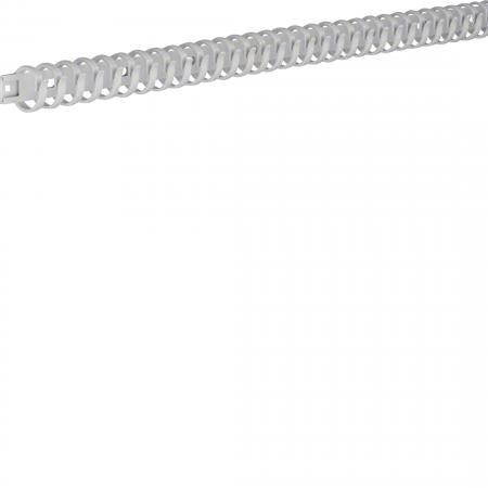 Hager Verdrahtungskanal flexibel aus Polyamid halogenfrei 20 mm L=0,5m lichtgrau