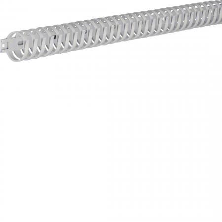Hager Verdrahtungskanal flexibel aus Polyamid halogenfrei 30 mm L=0,5m lichtgrau
