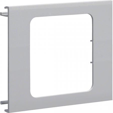 Hager Blende 1-fach R7 PVC BR OT 100 lichtgrau