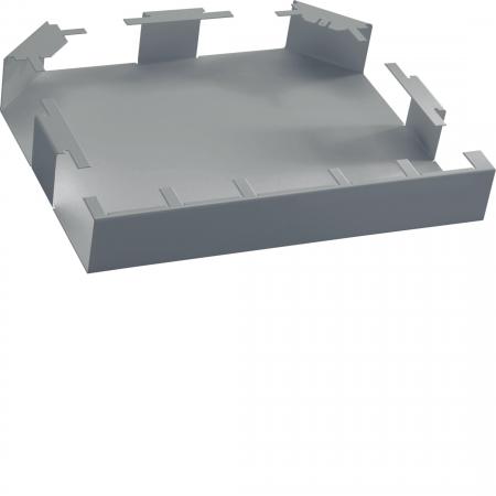 Hager T-Stück Stahl DABA 50x80mm weißaluminium