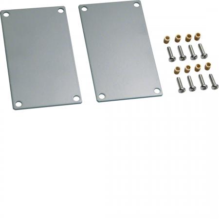Hager Endstück Alu zu DABA 50x80mm eloxiert