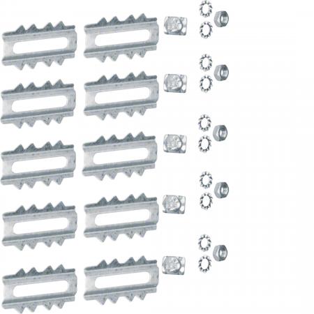 Hager Kupplung im Set aus Stahl zu LFS 20x20mm
