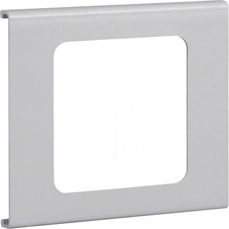 Hager Blende 1-fach R7 PVC FB OT 110 lichtgrau