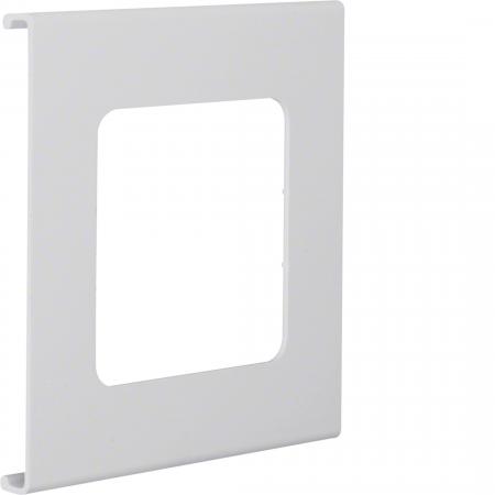 Hager Blende 1-fach R7 PVC FB OT 130 lichtgrau