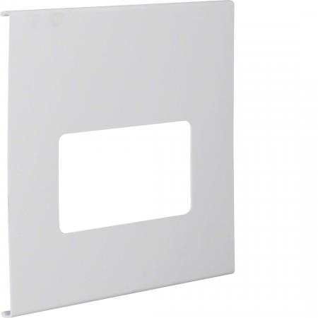 Hager Blende 2-fach R7 PVC FB OT 230 lichtgrau