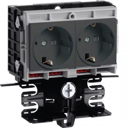 Hager Gerätetr-Techteil 2 STD SL 20x55 gschw