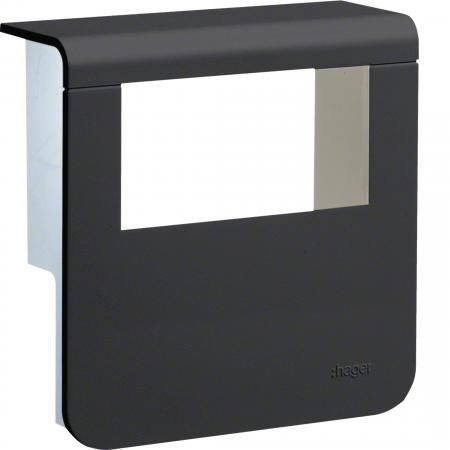 Hager Geräteträger-Oberteil SL 20x80 gschwarz