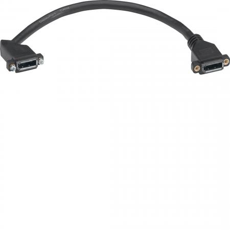 Hager DisplayPort Kabel Bu-Bu, D-SUB, 0.2m