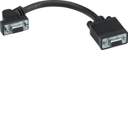 Hager VGA Kabel Bu-Bu, D-SUB, 0.2m