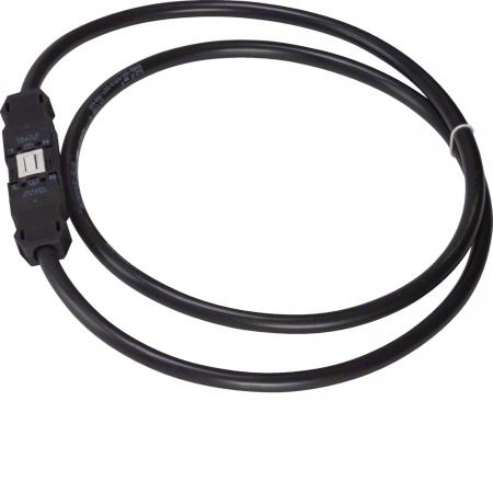 Hager Verbindungsleitung Winsta Code S, 3x2.5mm², Länge 1.5m, PVC, Eca, schwarz