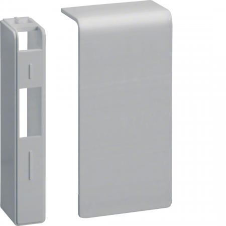 Hager Endstück zu SL 20x80 Dekor Aluminium
