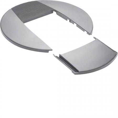 Hager Rosette halogenfrei DA200 lichtgrau