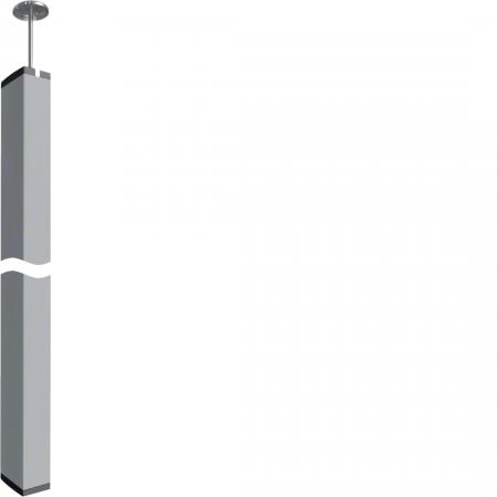 Hager Deckenanschlusssäule 2-seitig Spannbereich 3,1-3,4m Alu DA200 L=3,05m elox
