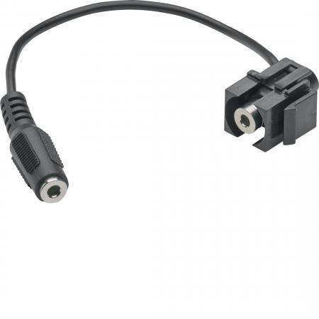 Hager Keystone Einsatz Stereo Klinke 3.5mm
