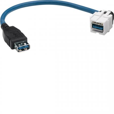 Hager Keystone Einsatz USB3 Typ A