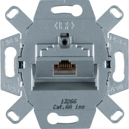 Hager Anschluss Dose 1x RJ45 geschirmt Cat.6a
