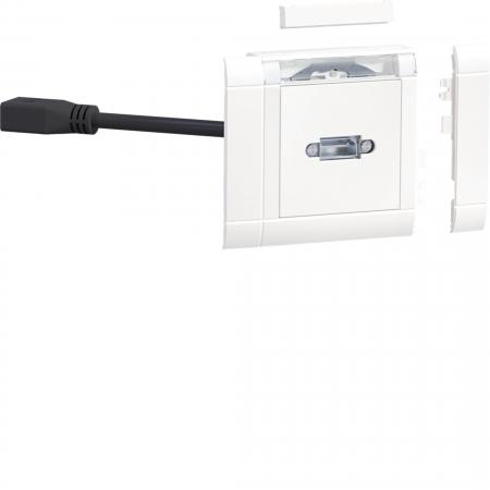 Hager Anschlussset DisplayPort front vw