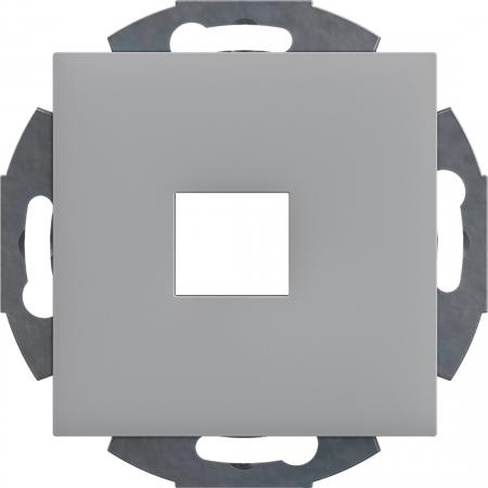 Hager Montagerahmen für 1 Multimedia Typ10 alu