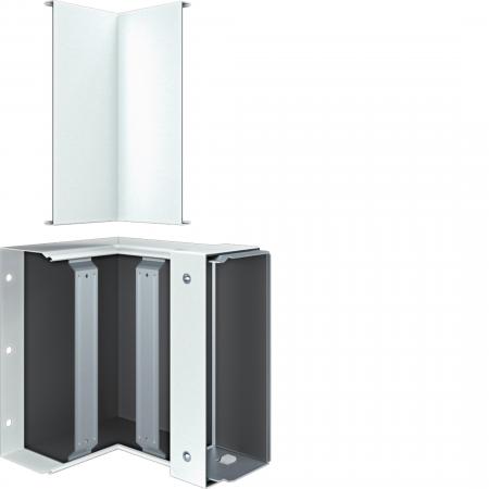 Hager Inneneck FWK-Plus 100x250 mm weiß pulverbeschichtet für Brandschutzkanal