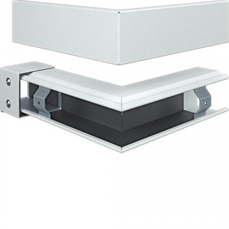 Hager Außeneck Brandschutzkanal FWK-Plus 60x60 mm weiß Stahl pulverbeschichtet