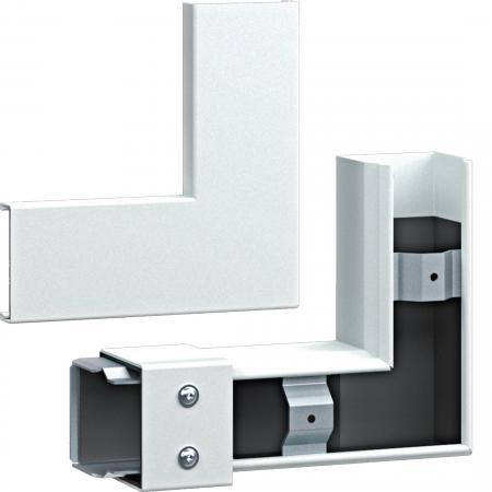 Hager Flachwinkel FWK-Plus 60x60 mm weiß pulverbeschichtet für Brandschutzkanal