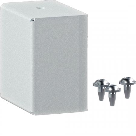Hager Endplatte für Brandschutzkanal FWK-Plus 60x60 mm weiß pulverbeschichtet
