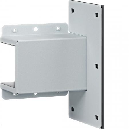 Hager Wandanschlußstück 60x60 mm weiß pulverbeschichtet für Brandschutzkanal