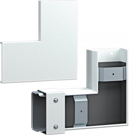 Hager Flachwinkel FWK-Plus 60x100 mm weiß pulverbeschichtet für Brandschutzkanal