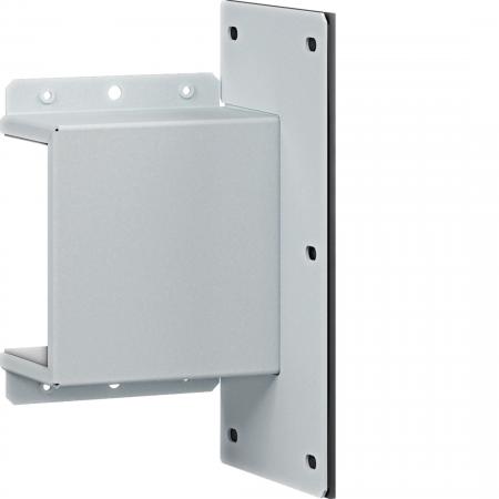 Hager Wandanschlußstück 60x100 mm weiß pulverbeschichtet für Brandschutzkanal