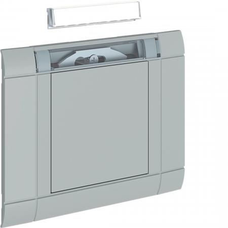 Hager Einbauset Blind front alu